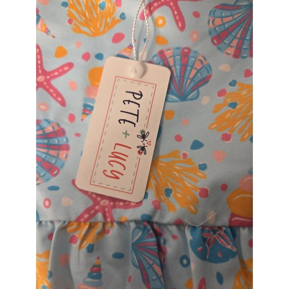 Pete & Lucy Neon Tide Infant Romper Size 12-18m
